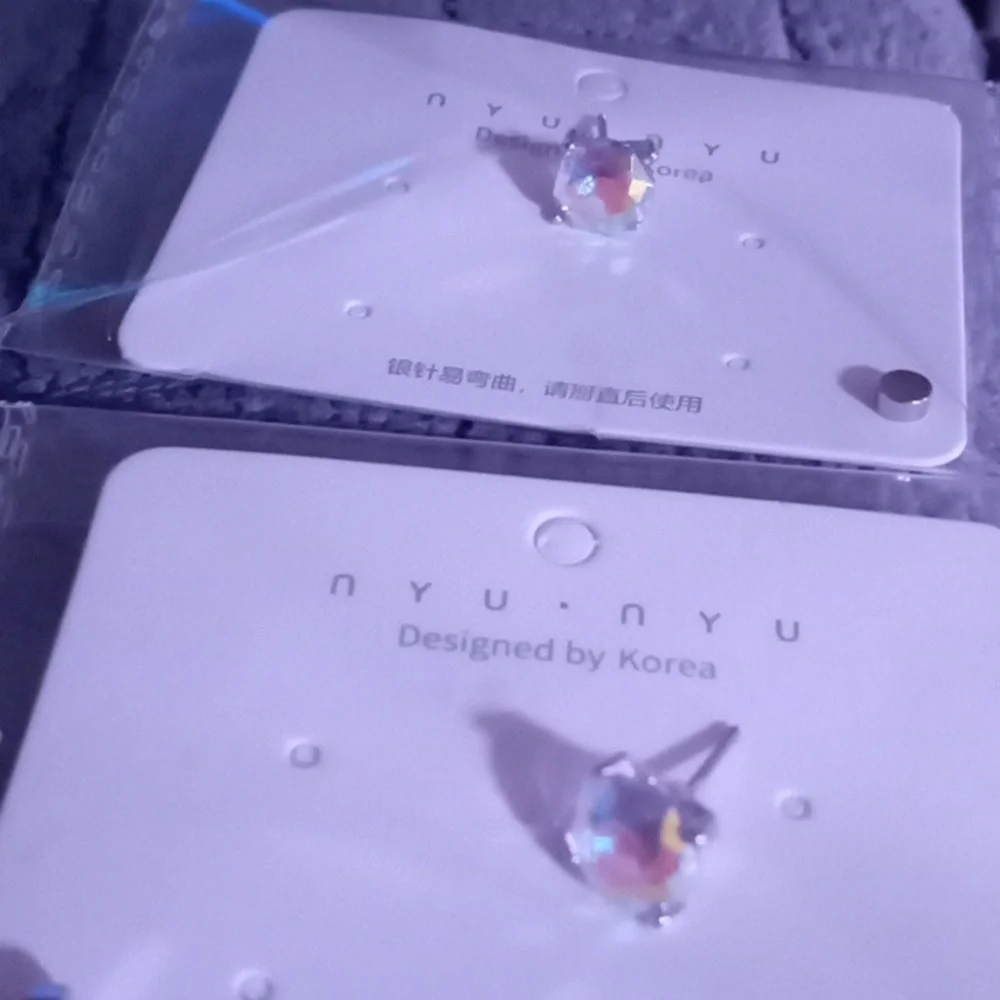 ROSE CUT MOISSANITE EARRINGS - Picture 2 of 2